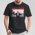 Daddy's Home President Donald Trump 2024 Pink Trump Tシャツ 面白い贈り物