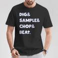 Dig&Sample&Chop&Beat シャツ Mpc ドラムサンプラー 音楽愛好家 Tシャツ 面白い贈り物