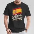 Diseño Divertido De España Orgullo Porer Español Camiseta unisex Regalos divertidos