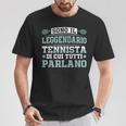 Divertente Tennisti Festa Del Papà Tennista Tennis Maglietta Regalos divertidos