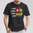 Drapeau Togo Pour Togolais Togo C'est Dans Mon Adn T-Shirt Cadeaux drôles