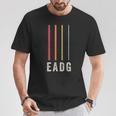 Eadg 4弦ベースギター レトロヴィンテージベースプレーヤー Tシャツ 面白い贈り物