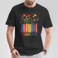 Equality Love Peace And Kindness Book Flowers Lgbt Gay Pride T-Shirt Unique Gifts