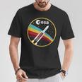 Esa 欧州宇宙機関 アリアン 5 ロケット ヴィンテージ Tシャツ 面白い贈り物
