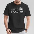 Evolución Agricultor Granja Tractor Agrícola Tractor Camiseta unisex Regalos divertidos