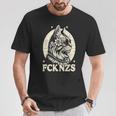 Fck Nzs かわいい猫 Tシャツ 面白い贈り物