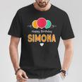 Feliz Cumpleaños Diciendoimona Cuello Camiseta unisex Regalos divertidos