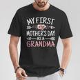 My First As A Grandma Cute Grandmother T-Shirt Funny Gifts