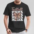 Football Mama Coquette Bow Sport Mom Game T-Shirt Personalized Gifts