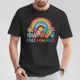 Free Mom Hugs Rainbow Lgbt Gay Lesbian Transgender Pride T-Shirt Unique Gifts