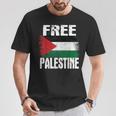 Free Palestine Free Gaza パレスチナの旗無料パレスチナ Tシャツ 面白い贈り物