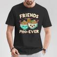 Friends Pho-Ever かわいいベトナムのフォー麺スープボウル Tシャツ 面白い贈り物