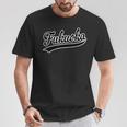 Fukuoka 福岡（チームユニフォーム風）【47都道府県】ジモtティ 地元愛 お土産 面白い おしゃれ Tシャツ 面白い贈り物
