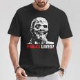 Fulci Livesゾンビホラー映画tシャツ Tシャツ 面白い贈り物