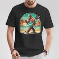 Bigfoot Aloha Hawaiian Surfing Tropical Beach Surfer T-Shirt Personalized Gifts