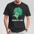 Brocco-Lee Punegetable Love ブロッコリー ビーガンダイエット Tシャツ 面白い贈り物