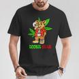 Doobie Bear 大麻の葉 雑草愛好家 マリファナギフト Tシャツ 面白い贈り物