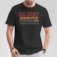 Profession Quote Disc Jockey Tシャツ 面白い贈り物