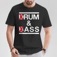 Rum And Ass Lovers Drum & Bass パロディ 皮肉なスローガン Tシャツ 面白い贈り物