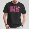 Girl Power Jolie Rose Féminine Égalité Féminine T-Shirt Cadeaux drôles