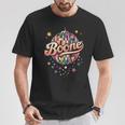 Girl Retro Boone First Name Personalized Heart T-Shirt Personalized Gifts