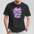 Girls Just Wanna Have Fun 1980S Eighties Costume Party Tシャツ 面白い贈り物