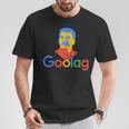 Goolag ファニーソビエト時代政治ジョーク 言論の自由スターリン Tシャツ 面白い贈り物