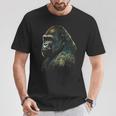 Gorilla モンキーアート 動物 Tシャツ 面白い贈り物