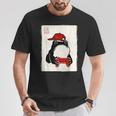 Grumpy Frog Gamer Bruh Ink Painting Japanese Gamer T-Shirt Personalized Gifts