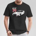Gt R 35 Jdm ストリートレーシング ドラッグドリフト スポーツカー Tシャツ 面白い贈り物
