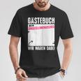 Guest Book Bride Jga Stag Night S T-Shirt Lustige Geschenke