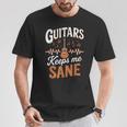 Guitars Keep Meane Pun Guitarists アコースティックギター Tシャツ 面白い贈り物