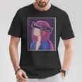 Hailatanad Anime Girl Japaneseaporwave Aesthetic Tシャツ 面白い贈り物