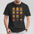 Ham Burgers Hamhamham Burburbur ハンバーガー大学 Tシャツ 面白い贈り物