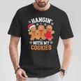Hangin With My Cookie シャツ メンズ レディース ジンジャーブレッド クリスマス Tシャツ 面白い贈り物