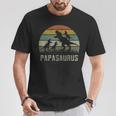 Hombre T-Rex Dino 3 Camisas Para Niños Rawr Grandpa Papasaurus Dinosaur Camiseta unisex Regalos divertidos