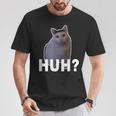 Huh Cat Meme Tシャツ 面白い贈り物