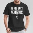 Humour Grincheux Je Meuis Levé Du Mauvais Pied Expression T-Shirt Cadeaux drôles