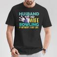 Husband And Wife Bowling Partners For Life おもしろボーリング Tシャツ 面白い贈り物