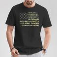 メンズ Husband Daddy Us Army Ranger Hero Flag Usa 迷彩 Tシャツ 面白い贈り物