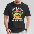 I'm Into Fitness Fit'ness Taco In My Mouth ジム おもしろタコス Tシャツ 面白い贈り物