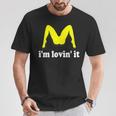 I'm Lovin' It ユーモラスな攻撃的なイヌエンド Tシャツ 面白い贈り物