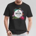 Ibiza 2025 カラフル Tシャツ 面白い贈り物