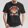 In Mypare Time I Bowl レトロ ボウリング ボウラー Tシャツ 面白い贈り物