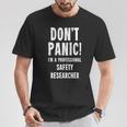 Investigador Deeguridad Camiseta unisex Regalos divertidos