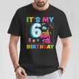 It's My 6Th Birthday Happy 6Ix Year T-Rex 恐竜 面白い Tシャツ 面白い贈り物