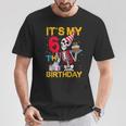 It's My 6Th Birthday Party ハロウィン スケルトン 誕生日 Tシャツ 面白い贈り物