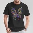 Joli Papillon Multicolore Coloré T-Shirt Cadeaux drôles