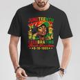 Junenth Celebrating Black Freedom 1865 African Women T-Shirt Unique Gifts