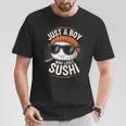 Just A Boy Who Lovesushis ushi Lover キッズ ボーイズ ティーン Tシャツ 面白い贈り物